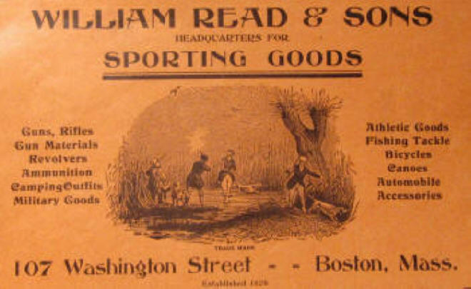 William Read & Sons Guns catalog
