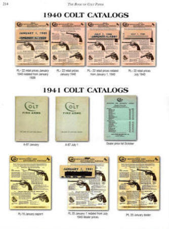 Ogle's 1940-41 Colt catalog