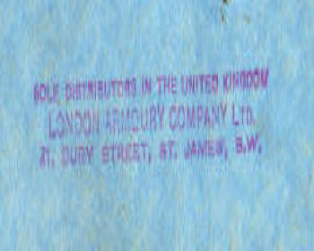 stamp for colt's London addres