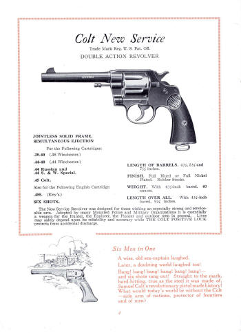 1926 new service revolver