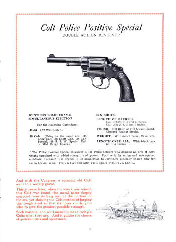 1926 police positive special revolver