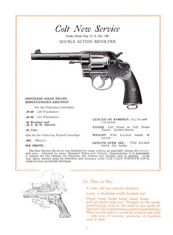 1927 revolver new service