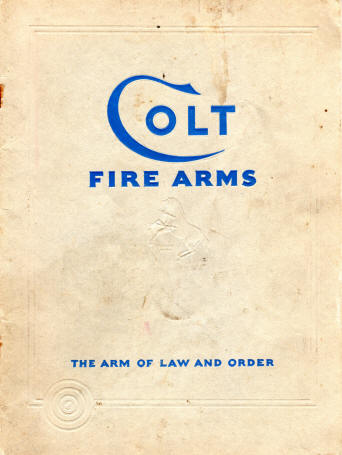 Colt 1931 (January) catalog cover