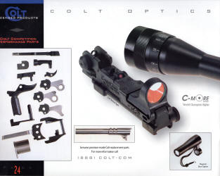Colt 1998 catalog showing scopes-2