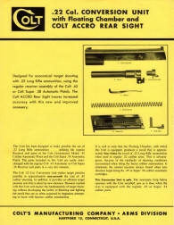 1954 Colt conversion unit ACCRO rear sight instructions part 1